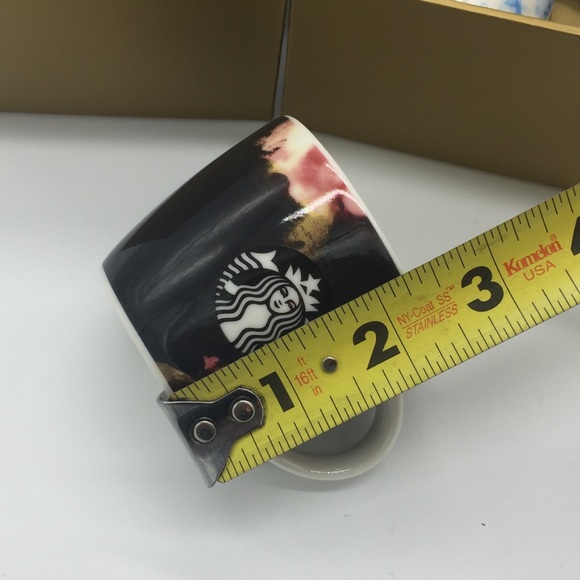 Starbucks The Dot Collection 3oz Mini Coffee Espresso Mugs Set of 6 - Picture 2 of 7